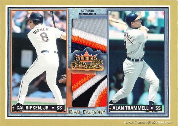 2002 Fleer Fall Classics Rival Factions Dual Patch (Numbered) #RF CR-AT /50