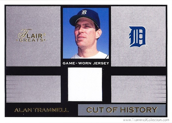 2003 Fleer Flair Greats Cut of History Jersey Gold #NNO /100