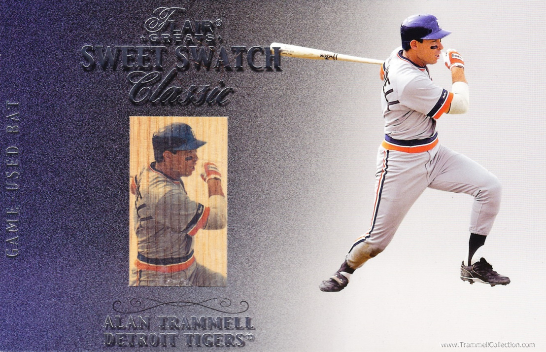 2003 Flair Greats Sweet Swatch Classic Bat Image #4 /44