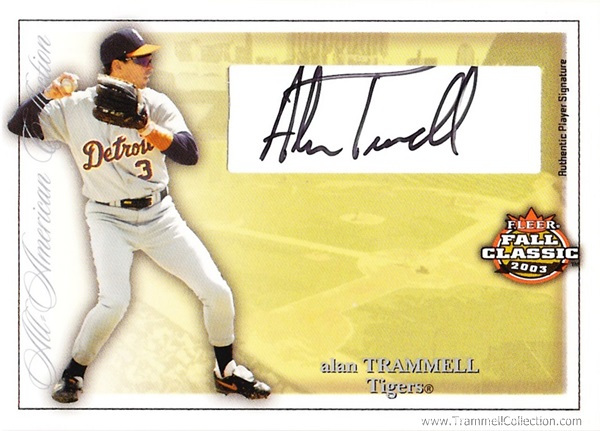 2003 Fleer Fall Classics All-American Auto #AT /150