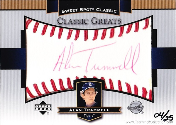 2003 Upper Deck Sweet Spot Classics Classic Signatures #CG-AT /173