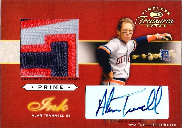 2003 Donruss Timeless Treasures Prime Ink #MI-2 /50