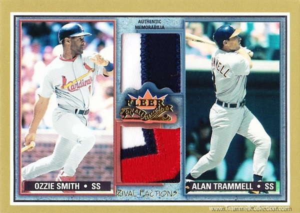 2002 Fleer Fall Classics Rival Factions Dual Patch (Numbered) #RF OS-AT /50