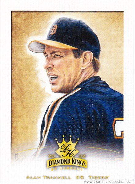 2002 Donruss Diamond Kings Beckett Sample #133 (No Foil Front, Silver Sample Back)
