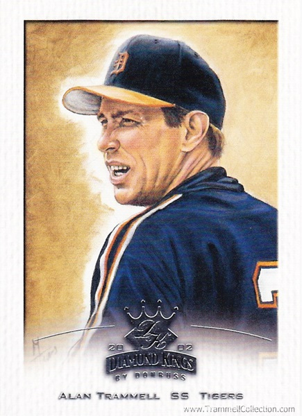 2002 Donruss Diamond Kings Beckett Sample #133 (Foil Front, Silver Sample Back)
