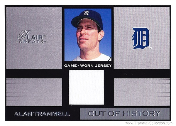 2003 Fleer Flair Greats Cut of History Jersey #NNO