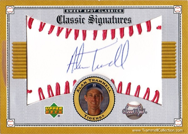 2002 Upper Deck Sweet Spot Classics Classic Signatures #S-AT