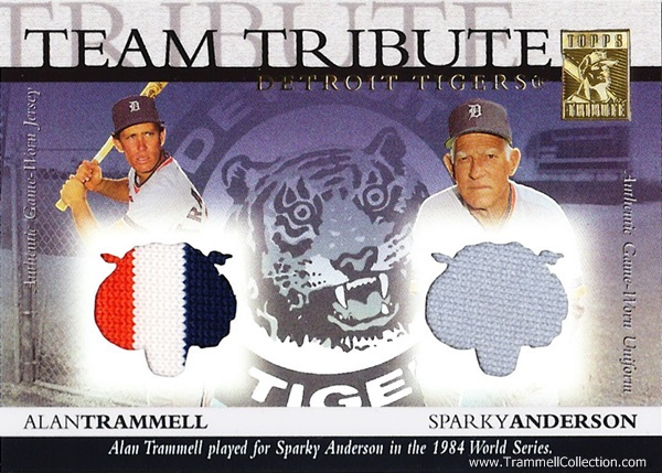2003 Topps Tribute Team Tribute Relics #TTR-TA /275