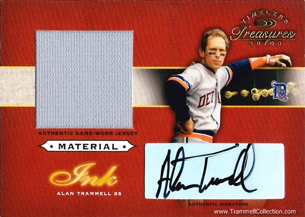 2003 Donruss Timeless Treasures Material Ink #MI-2 /100