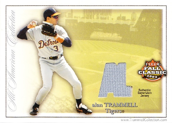2003 Fleer Fall Classics All-American Jersey #AT /100